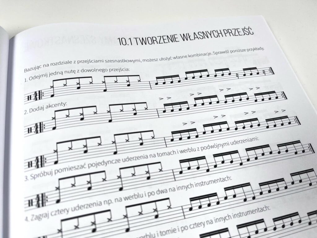 tworzenie przejść i wypełnień na zestawie perkusyjnym